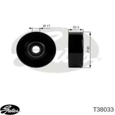 Інерційний шків Gates T38033 ціна, від 20.50 USD