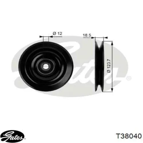 Купити T38040 Gates 