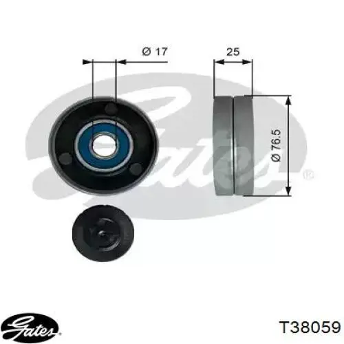 Купити T38059 Gates Ролик приводного ременя, паразитний