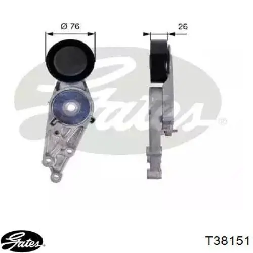 Купити T38151 Gates Натягувач приводного ременя
