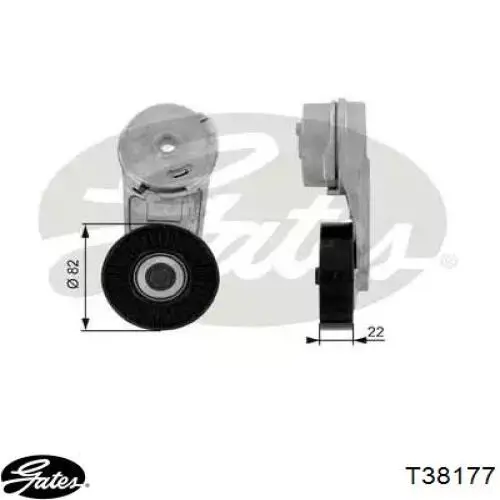 Натягувач приводного ременя Denckermann P222012 ціна, від 15.17 USD