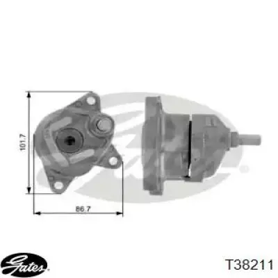 Натягувач приводного ременя Gates T38211 ціна, від 33.17 USD