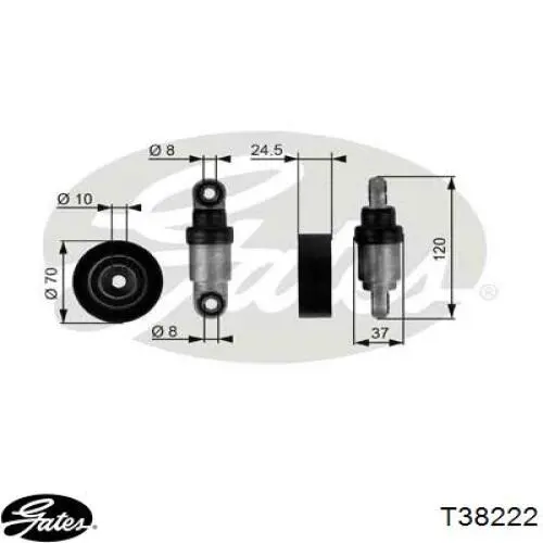 Купити 541159 Maxgear Амортизатор натягувача приводного ременя