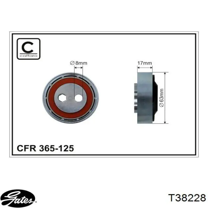 Натяжний ролик V103071 Sato Tech