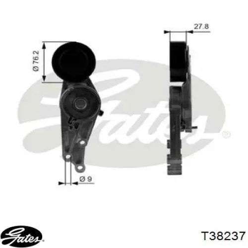 Купити MPQ0666 Magneti Marelli Натягувач приводного ременя