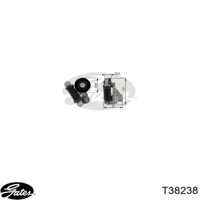 Натягувач приводного ременя Kamoka R0286