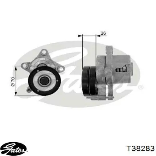 Натяжний ролик Starline RSX00001M ціна, від 15.34 USD