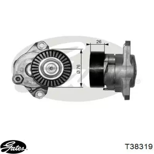 Натягувач приводного ременя V400671 Sato Tech