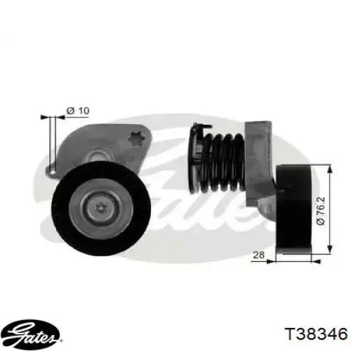 Натягувач приводного ременя Magneti Marelli MPQ0217 ціна, від 19.50 USD