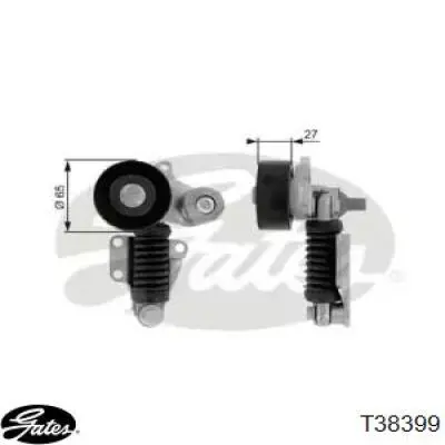 Натяжний ролик T38399 Gates