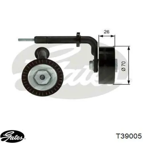 Натяжний ролик NTY RNKBM004 ціна, від 16.92 USD
