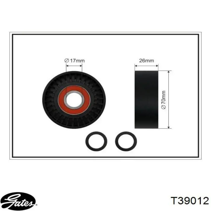MPQ0244 Magneti Marelli Ролик натяжителя ременя агрегатів