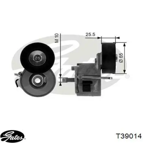 Натягувач приводного ременя Kamoka R0266 ціна, від 13.87 USD