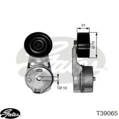 Купити T39065 Gates Натягувач приводного ременя