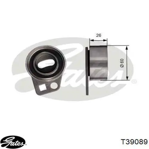 Натягувач приводного ременя Gates T39089 ціна, від 41.02 USD