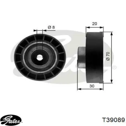 T39089 Gates Натяжна планка поліклинового ременя