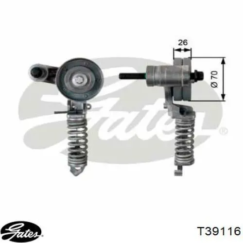 Натягувач приводного ременя Volvo 31251838 ціна, від 46.01 USD