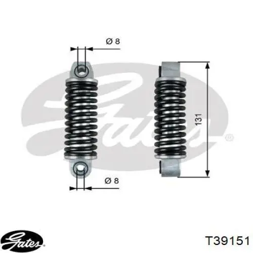 Купити T39151 Gates Амортизатор натягувача приводного ременя