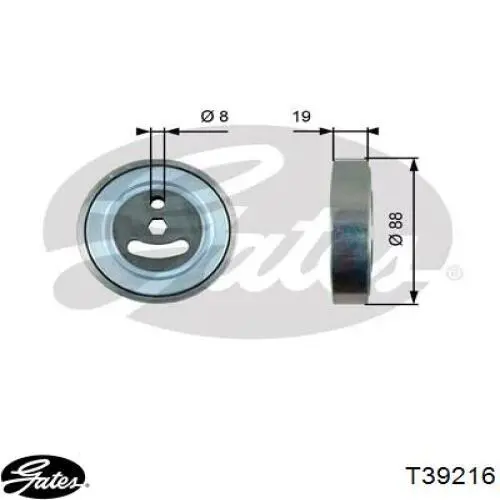 Натяжний ролик NTY RNKCH021 ціна, від 10.62 USD