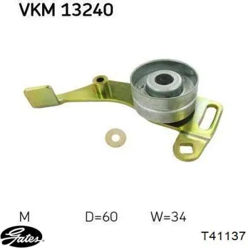 Ролик ГРМ Ashika 4500003