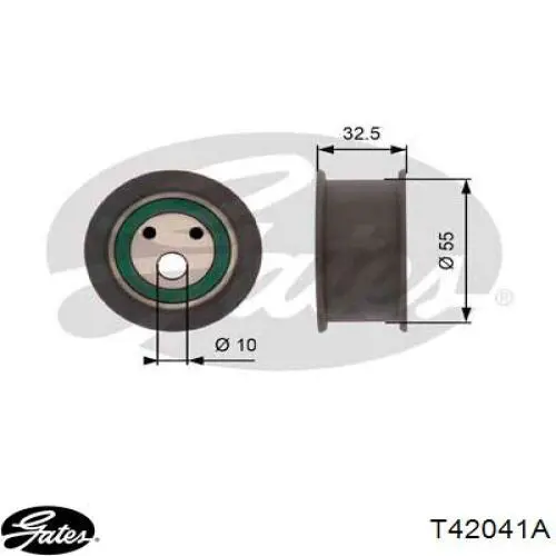 Купити T42041A Gates Натяжний ролик