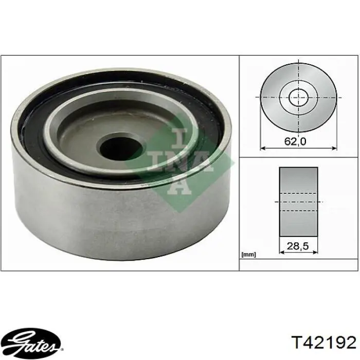 Купити T42192 Gates Ролик паразитний ГРМ