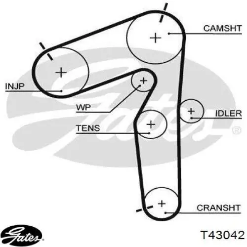 55183527 GP Ролик натягувач