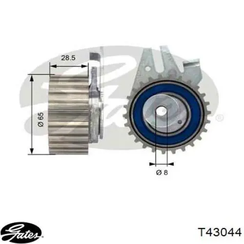 Ролик натяжителя ременя газорозподілу Fiat/Alfa/Lancia 7782192 ціна, від 40.43 USD