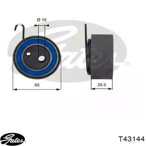 Ролик натяжителя ременя газорозподілу Opel 97249945 ціна, від 17.21 USD