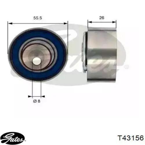 Ролик натягувача ременя ГРМ ORK979778 GP