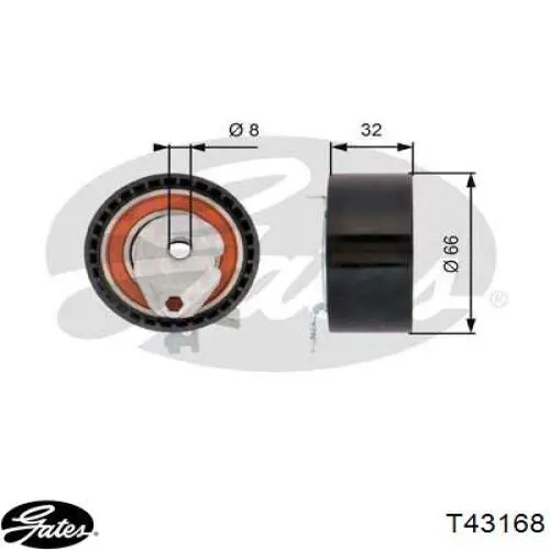 Купити 8200623883 Renault (RVI) Натяжний ролик