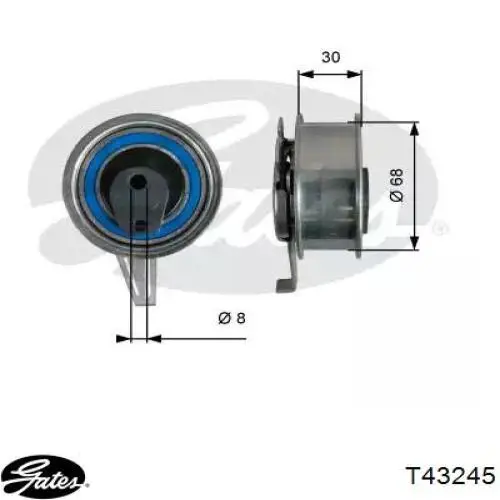 Натягувач ременя ГРМ Vika 11091788801 ціна, від 14.82 USD