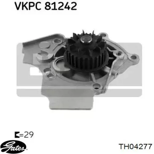 Автомобільний термостат Gates TH04277 ціна, від 10.14 USD