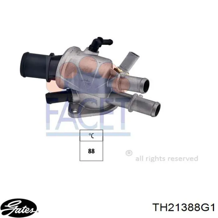 Кожух термостата Vernet 655188 ціна, від 34.27 USD