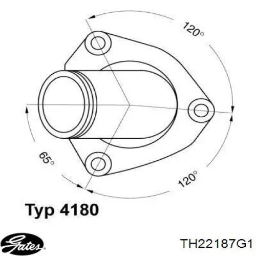 Термостат в зборі Vernet 650187J
