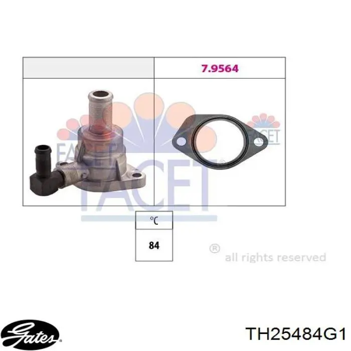 9618333480 Peugeot/Citroen Авто термостат