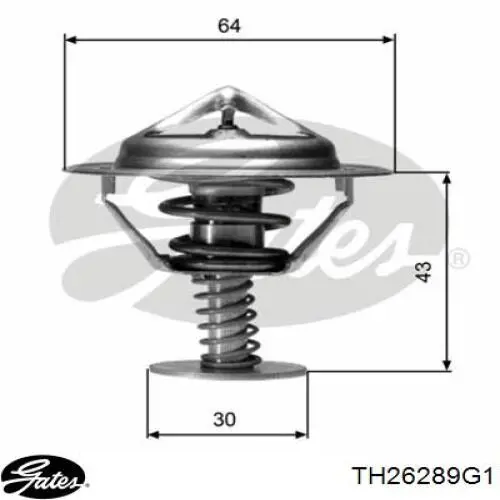 Кожух термостата Renault (RVI) 7701474790 ціна, від 19.24 USD
