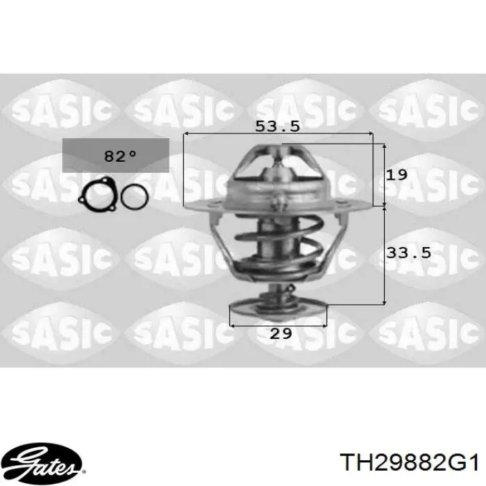 Автомобільний термостат Gates TH29882G1 ціна, від 10.75 USD