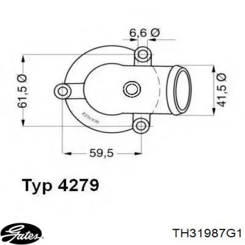 Термостат DT1076F Dayco