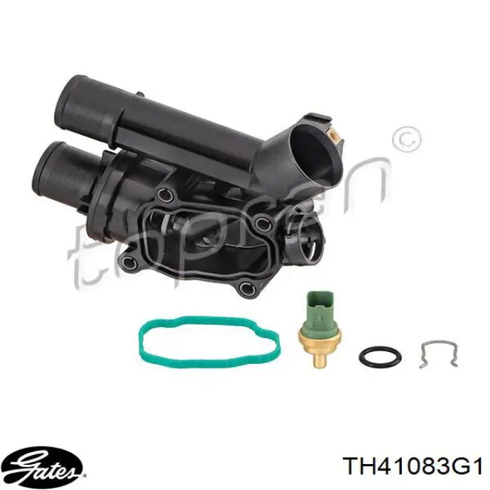 TH41083G1 Gates Корпус термостата в зборі