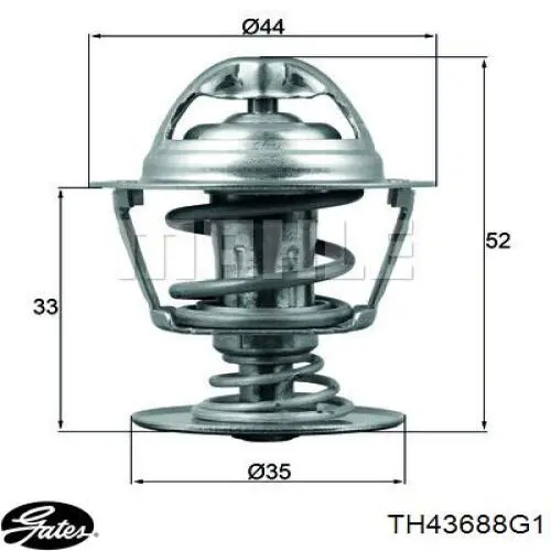 Термостат TX17388D Mahle Original