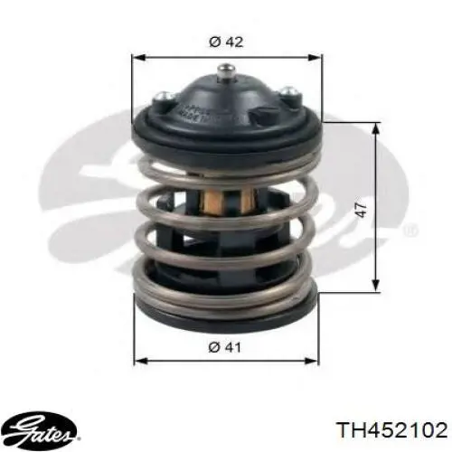 Купити TH452102 Gates Термостат в корпусі