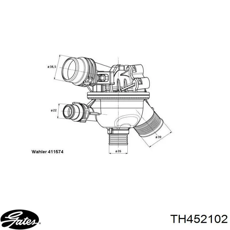 Термостат 11538671515 BMW