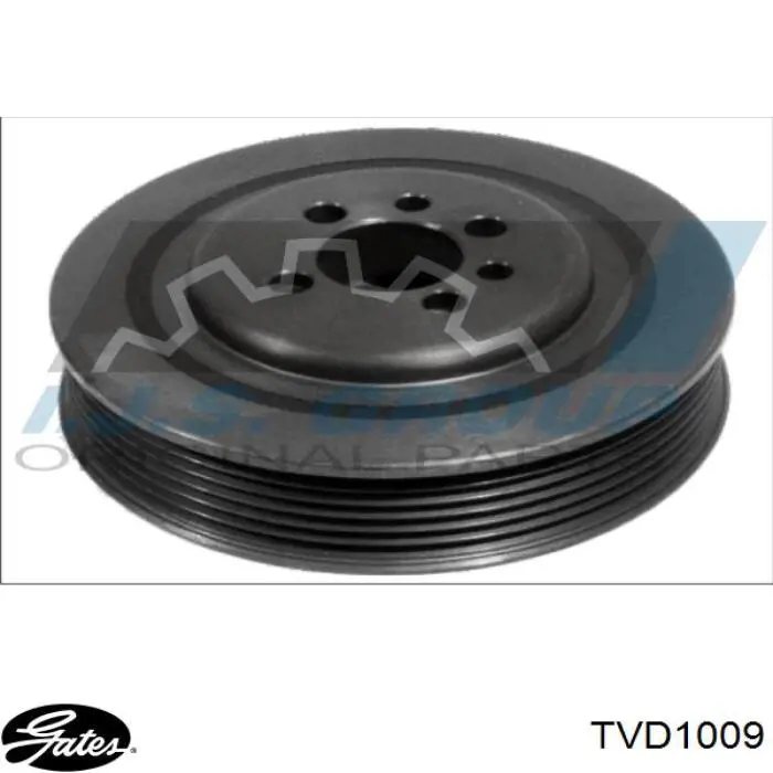 Шків колінвала (демпфер ) Gates TVD1009 ціна, від 23.68 USD