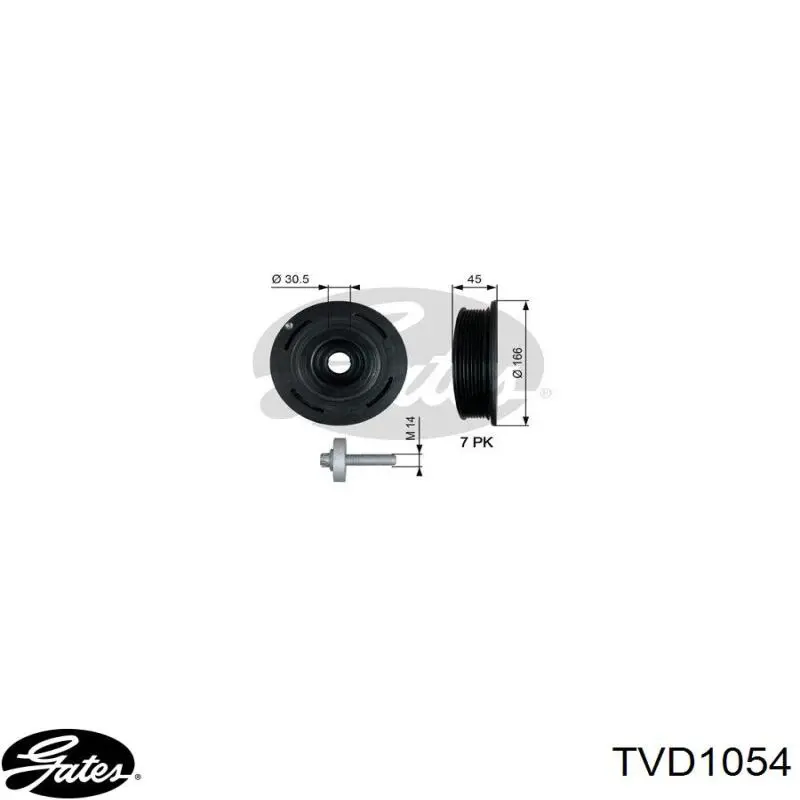 Шків колінвала 8200207435 Renault (RVI)