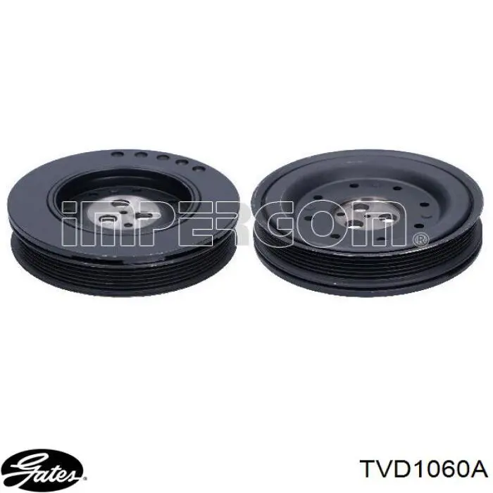Шків колінвала (демпфер ) Gates TVD1060A ціна, від 67.10 USD