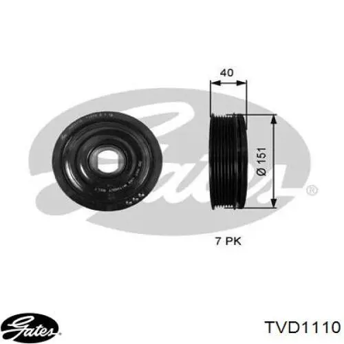 Купити 8200361247 Renault (RVI) Шків колінчастого вала