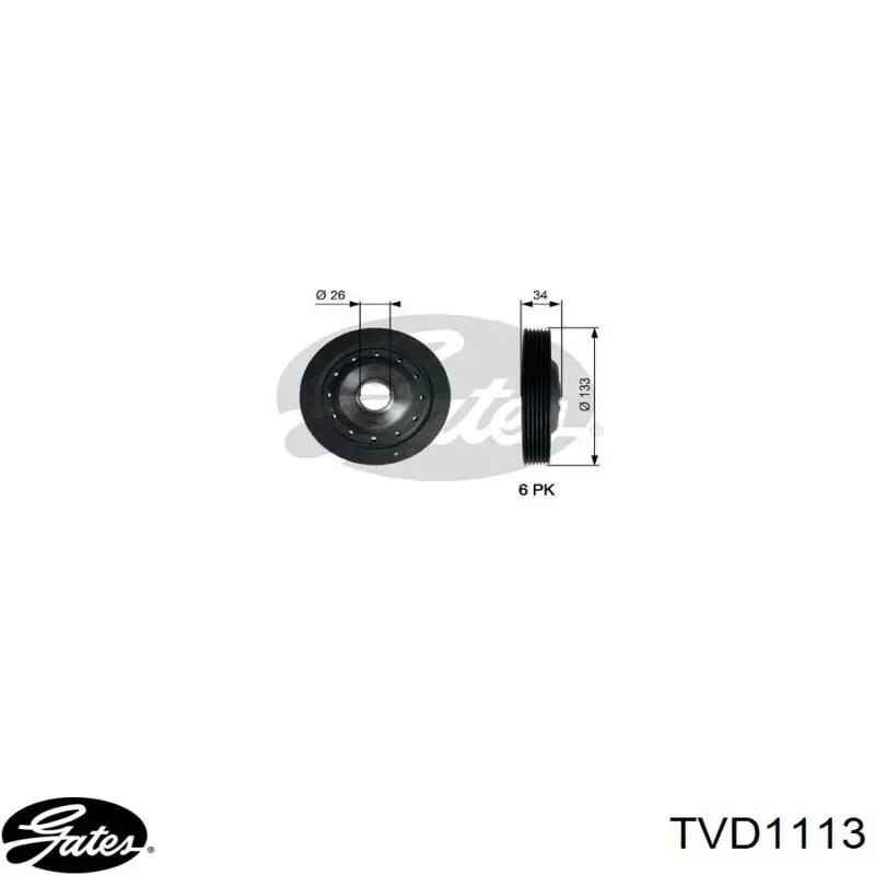 Шків колінвала (демпфер ) Fast FT45583 ціна, від 34.81 USD