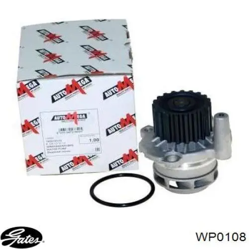 Помпа охолодження Gates WP0108 ціна, від 31.25 USD