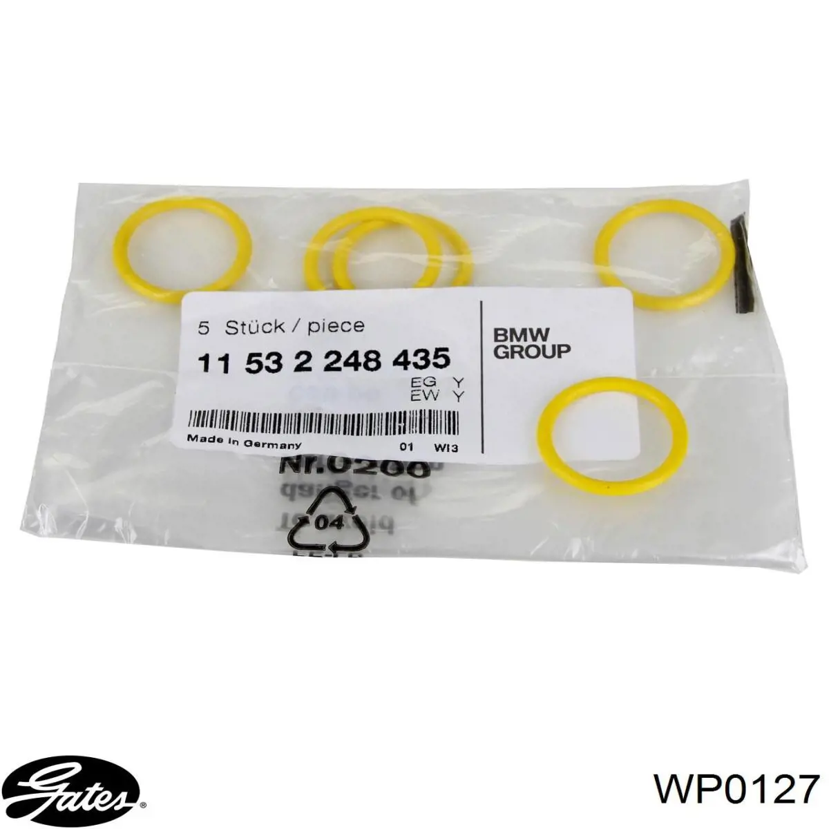 Помпа охолодження Gates WP0127 ціна, від 63.48 USD